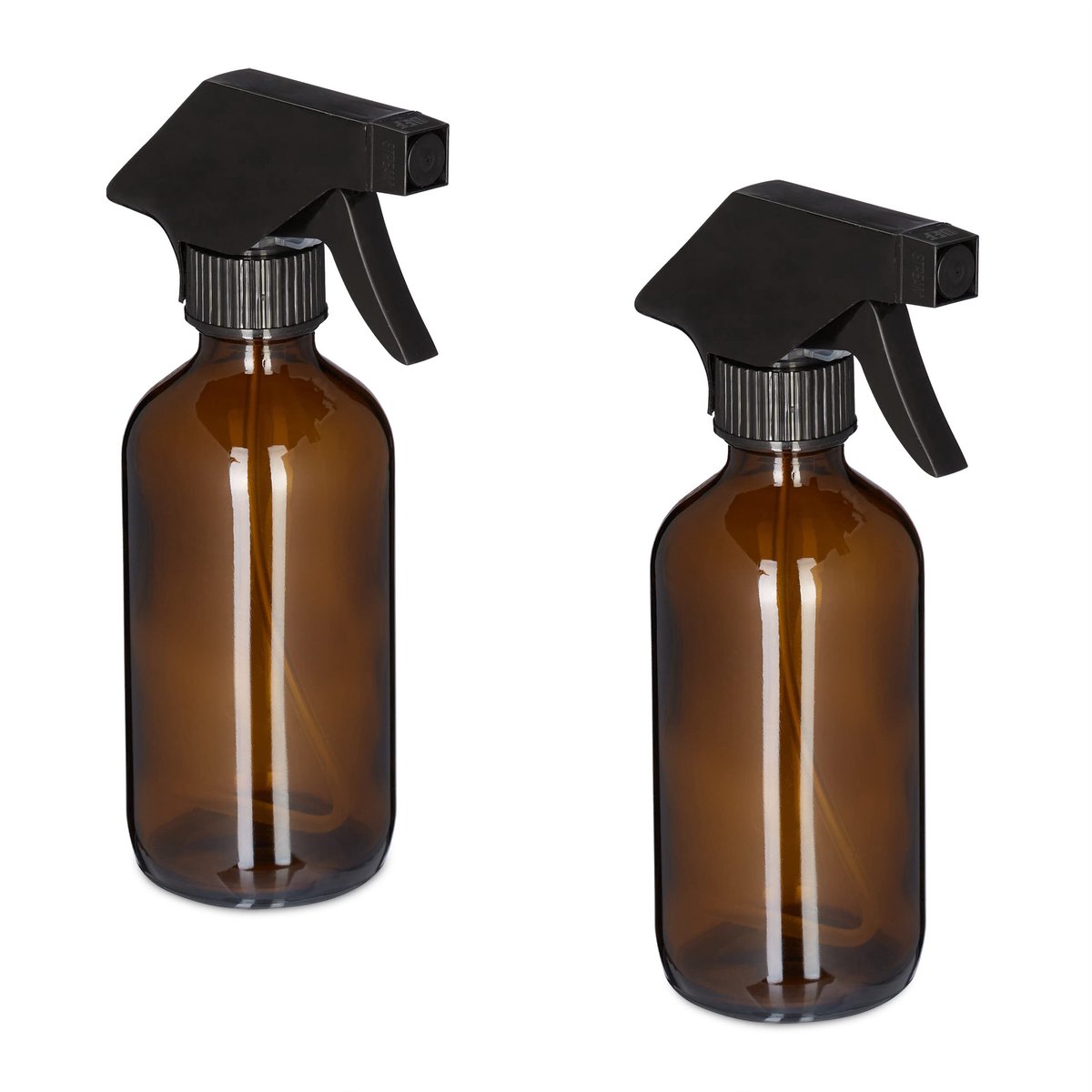 Set van 2 Glazen Plantenspuiten 230 ml - Verstelbare Mist- & Straalsproeier - Waterverstuiver voor Kamerplanten, Haar, Schoonmaak & Bloemverzorging - Decoratieve Sprayflessen - B