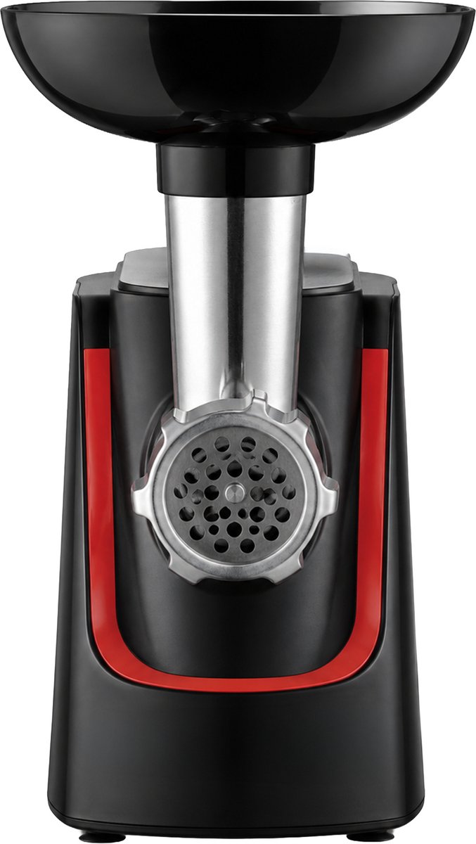 Heinner Elektrische Vleesmolen - Gehaktmolen met RVS mes - 2 snelheden + Reverse-functie - 1340 W - 1,5 kg/min - Inclusief Worst & Kibbe-accessoire - Zwart van Heinner — afbeelding 3