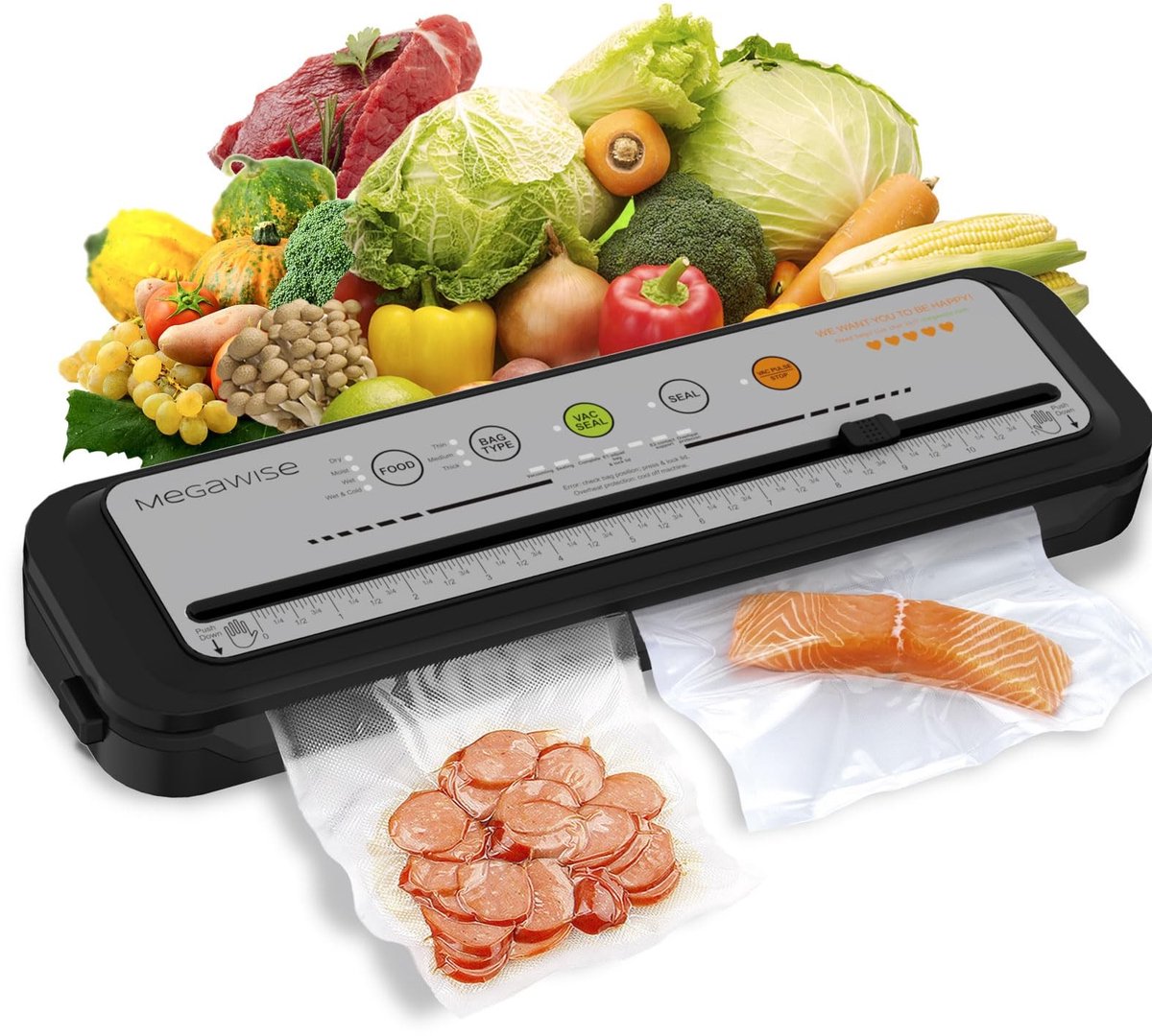 Omgoods - Vacumeermachine met Startset en 10 Vacuumbags