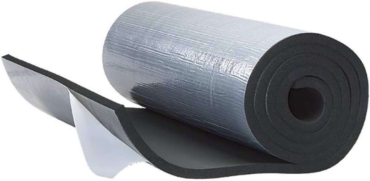 Isolatiematten - Rubberen isolatie - Energiebesparing - Zelfklevend - 6mm 15m² - Geel