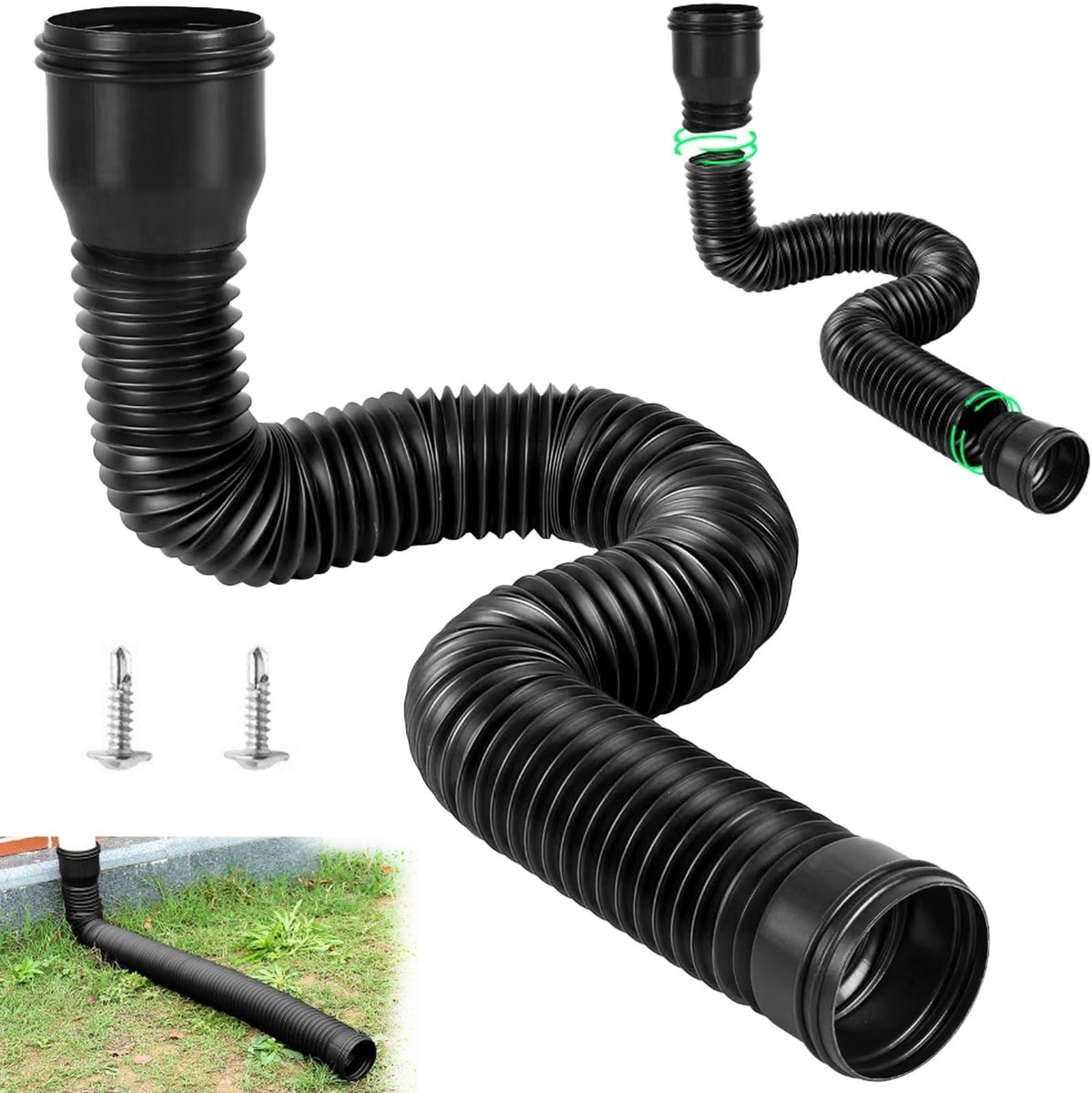 Omgoods - Duurzame Dakgoot Verlengslang voor Efficiënte Afvoer