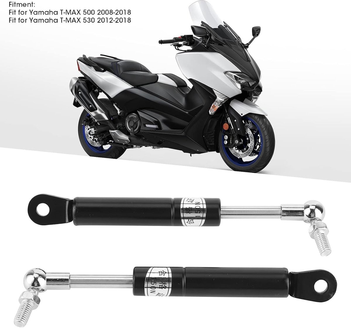 Motorfiets Zadelverhogers voor Yamaha T-MAX 500/530 - Gasveren voor Verbeterde Prestaties en Comfort