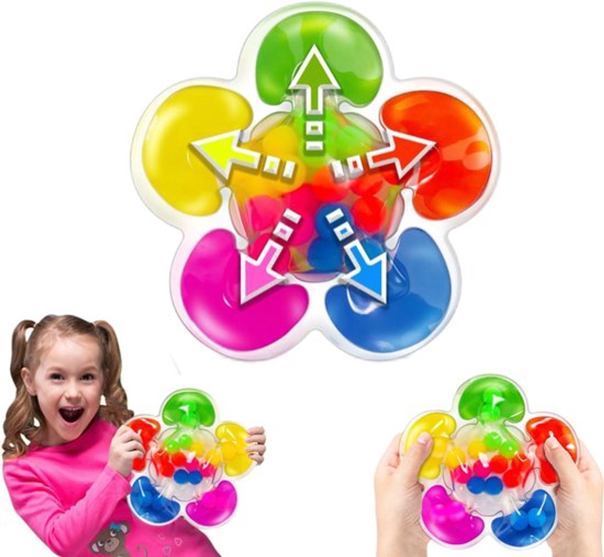 Bloemvormig Sensorisch Kleursorteerspeelgoed voor Peuters (1-3 Jaar) - Kleurmatching Fidget Toy - Montessori Educatief Speelgoed voor Rust - Fijne Motoriek en Autisme
