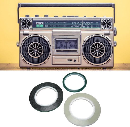 Professionele Splicing Tape voor Open Reel Audio, 1/4 Inch Tape voor Geluidsbewerking en Media Restauratie — afbeelding 4
