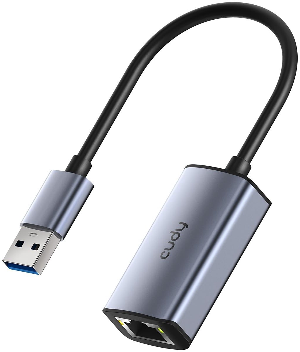 Omgoods - USB-A Ethernet Adapter voor Snelle Verbinding