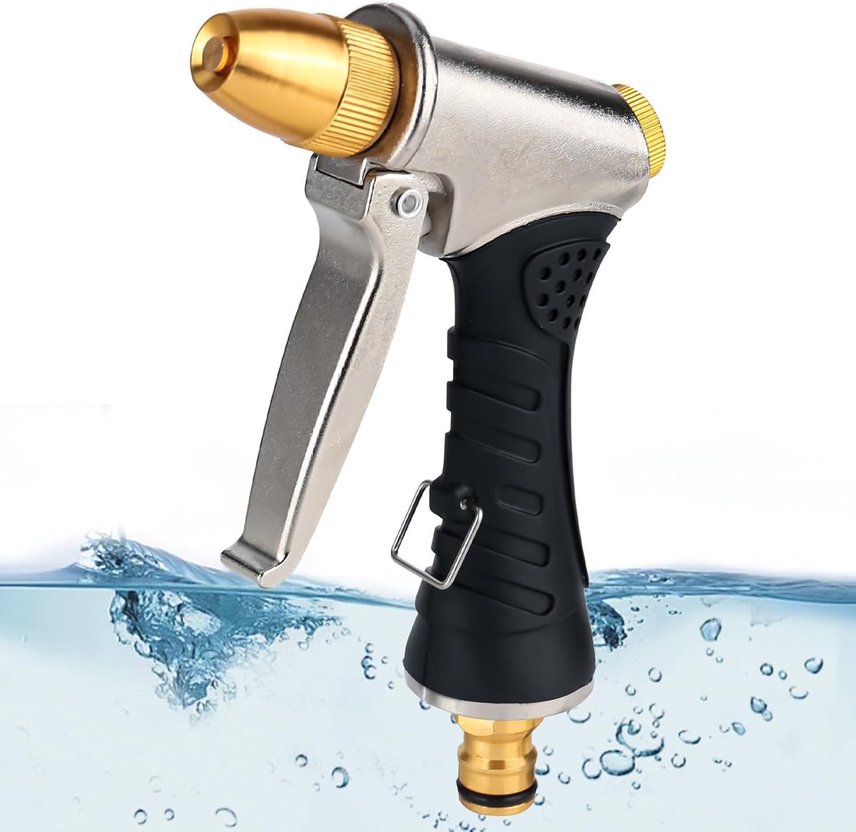 Tuindouche - Goud - - Kopergecoate Legering met Multifunctionele Sproeikop - Voor Tuinirrigatie en Autowassen