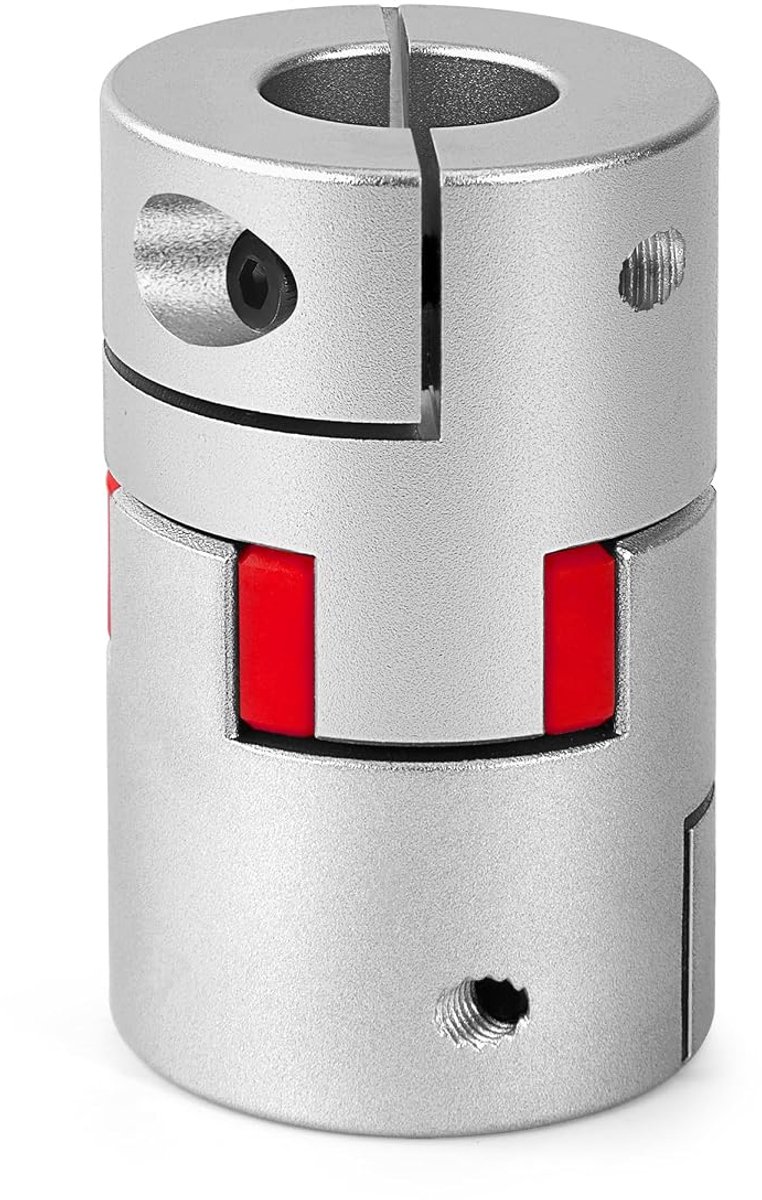 Pruimenaskoppeling van 14 mm tot 19 mm, encoder-koppeling, askoppeling, L40 x D65, voor 3D-printer CNC-machine en servo stappenmotor (14 mm-19 mm)