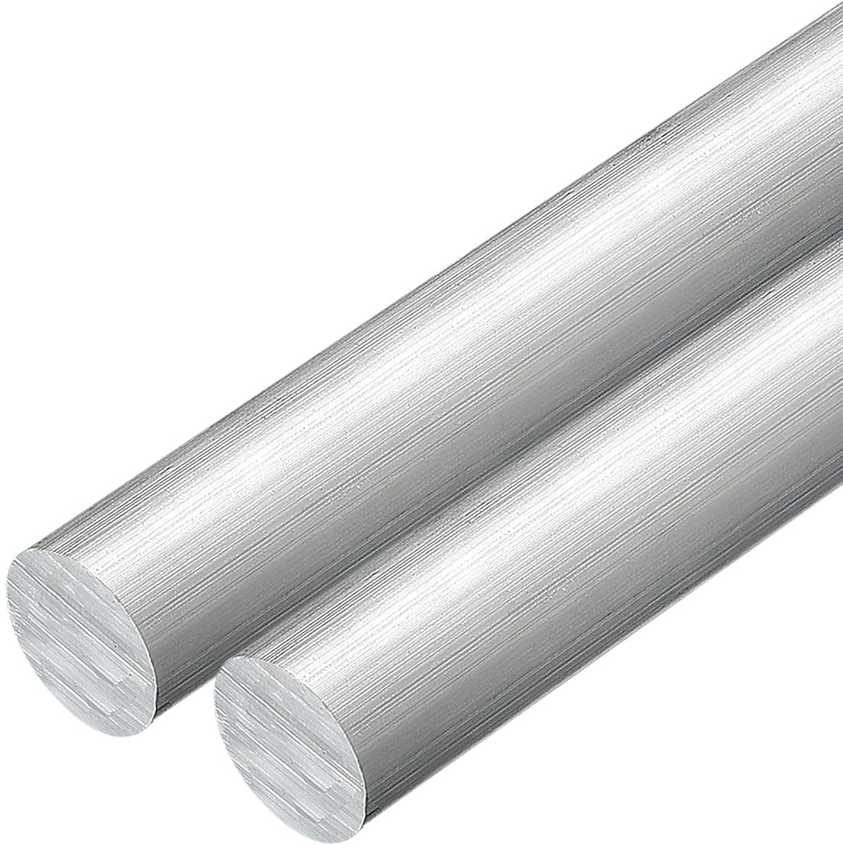 2 stuks 43/50 inch (22 mm) diameter ronde aluminium staaf 153 mm lengte 6061 aluminium rond materiaal voor aanhangers garage projecten