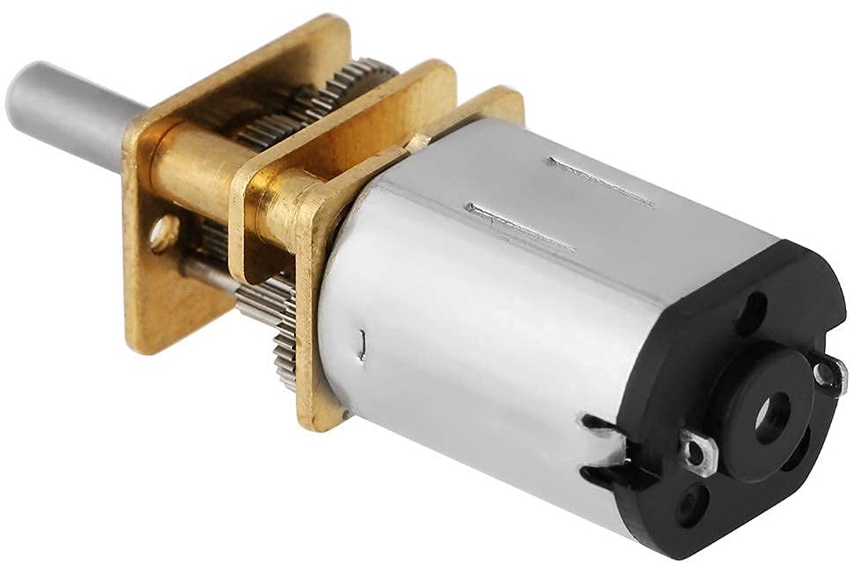 GA12-N20 Transmissiemotor, 6 V, 200 omw/min, mini-motor met snelheidsreductie, hoog koppel, geluidsarm, met metalen transmissie, reductiemotor, voor doe-het-zelf RC speelgoed
