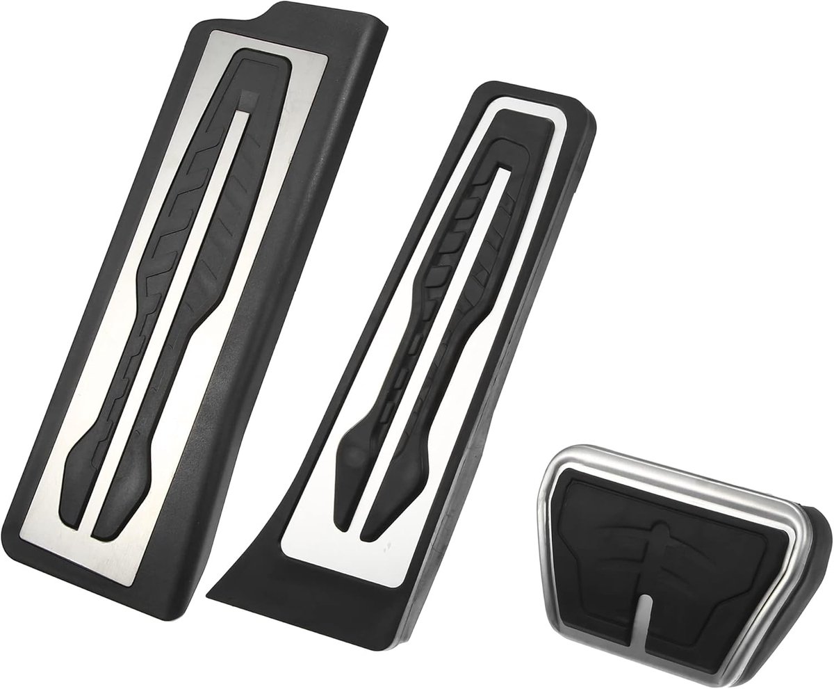 3 Stuks Gaspedaal en Rempedaal Cover Set voor BMW X3 X4 X5 X6