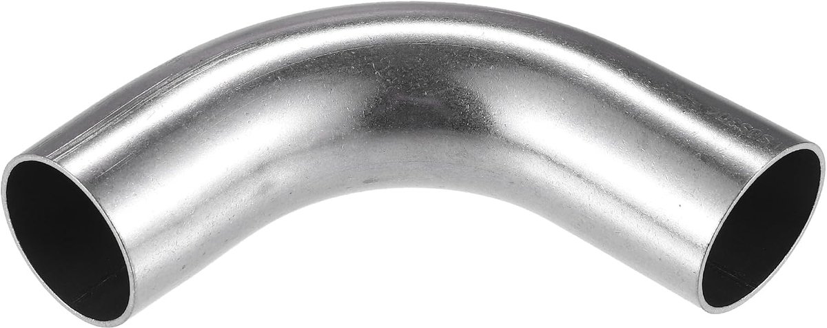 Car Bend Elbow Pipe Tube, 1.50" OD 4" Beenlengte 90° Uitlaatpijp