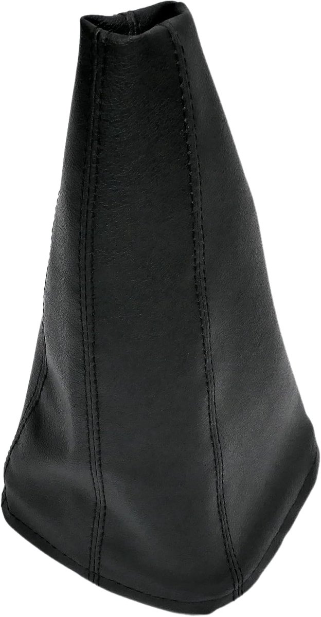 - C57834 - Versnellingspookhoes - compatibel met Nissan Almera Tino van 2000 tot 2006 - kleur: zwart - in synthetisch leer