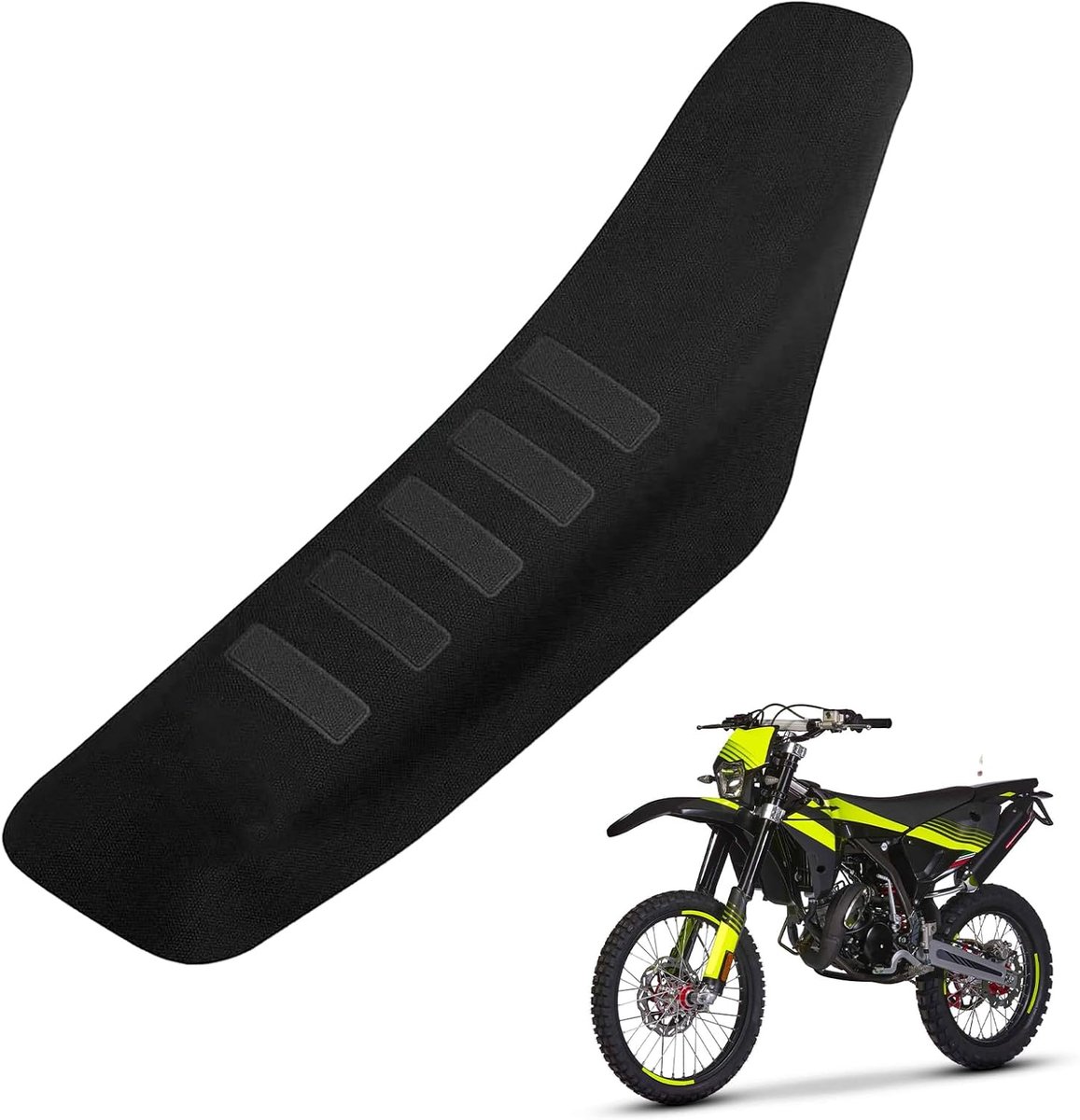 Universeel voor XX XXF XE XEF 50cc dirtbike motocross Zwart | Geschikt voor XX XXF XE XEF 50cc 125cc 250cc 450cc, rubber constructie, voor zadelonderhoud en uiterlijk, voor offroadgebruik