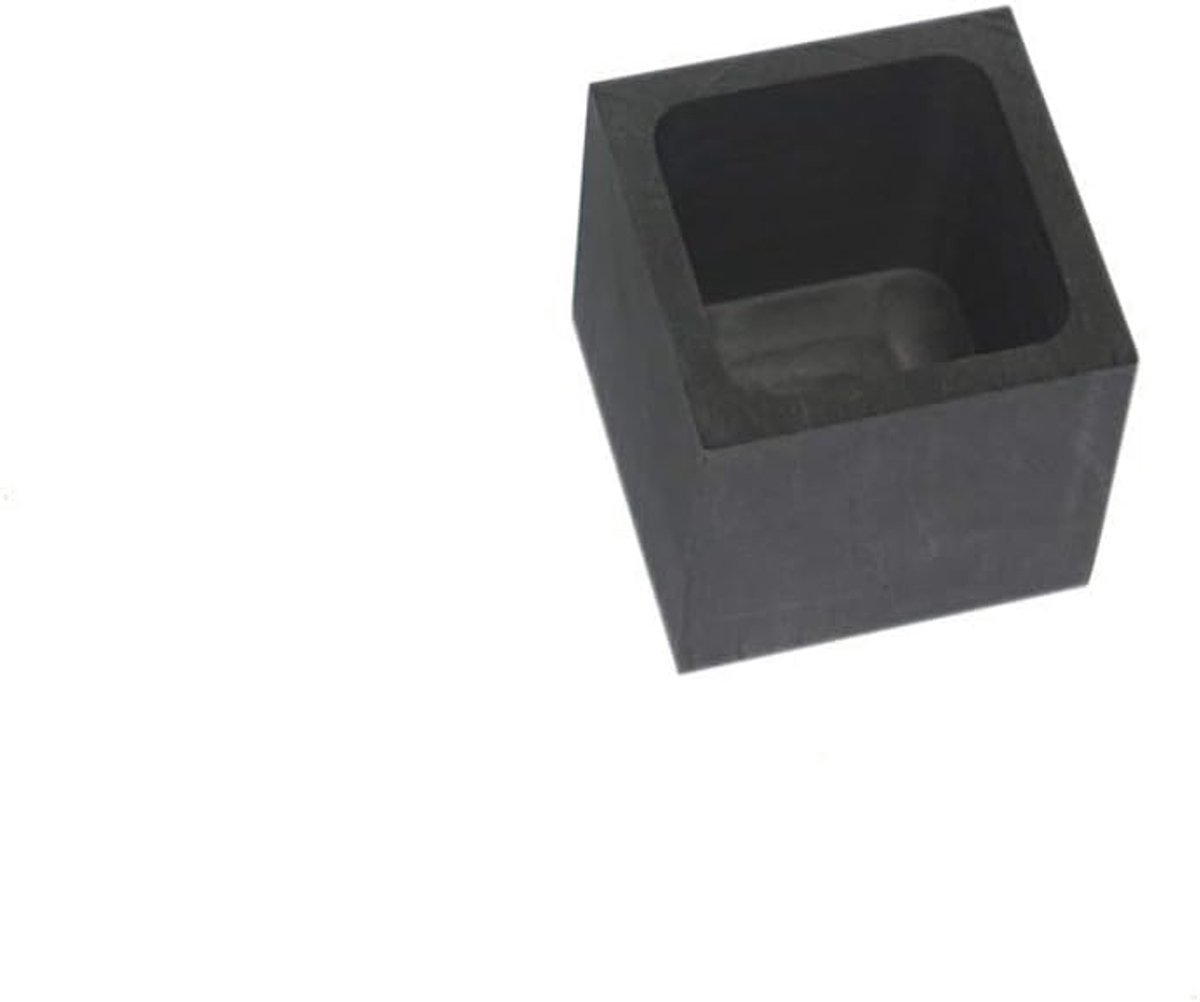 Goud Zilver Grafiet Lingot Vorm Gietkogel voor Smeltgieten Raffinage (1kg (Vierkant))
