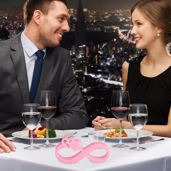 Vorm hart voor het modelleren van gipsverband, siliconen gietvormen voor gipskaarssokkel, gietvormen siliconen voor bruiloften, Moederdag en Valentijnsdag kaarshouder vorm (ribbon) — afbeelding 2