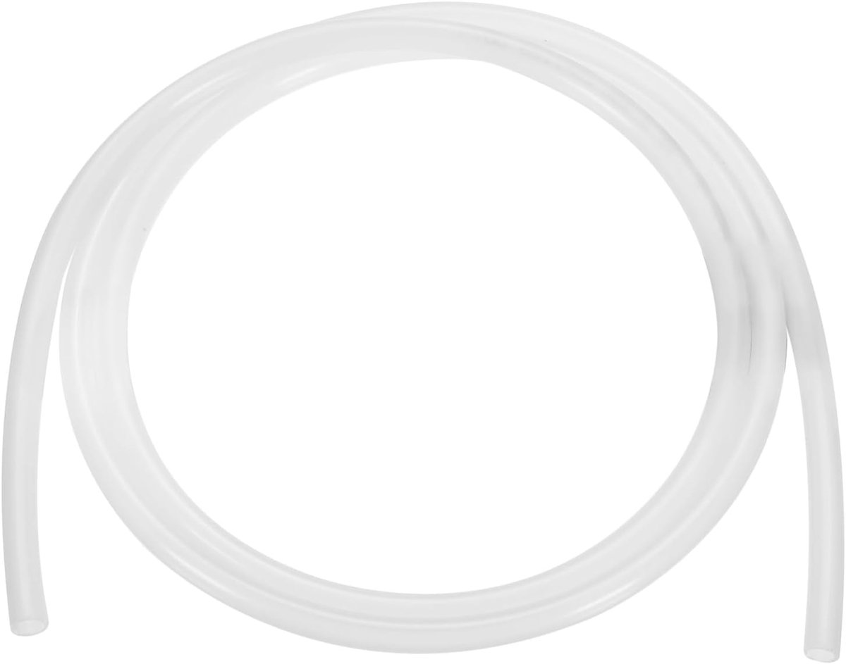PE-buis 5/32" ID x 1/4" OD (4 mm x 6 mm), 1 meter (3,28 voet), flexibele waterbuis Polyethyleen slang voor omgekeerde osmosesystemen waterfilters, wit