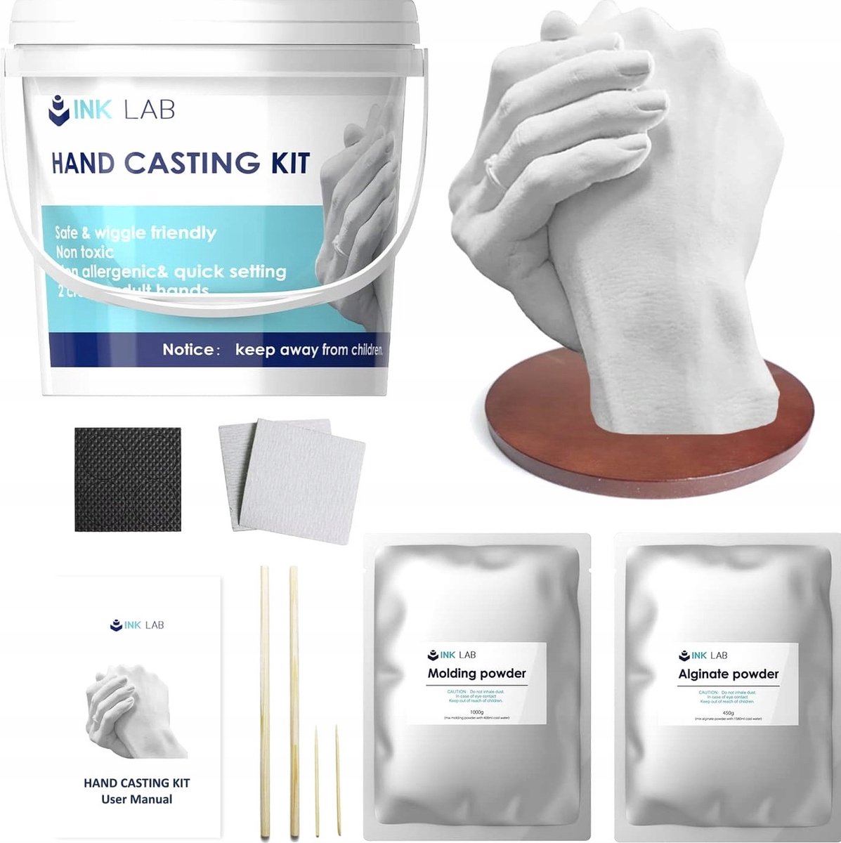 3D handgegoten set - Uniek souvenir en cadeau