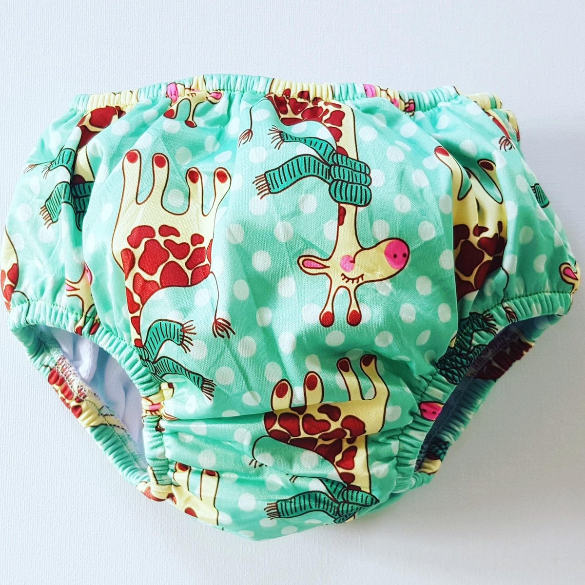 Goedkoopste 12-18 mnd Wasbare zwemluier giraffe