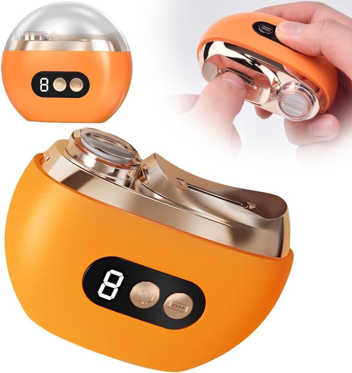 4-in-1 elektrische nagelknipper - nagelknipper - automatische nagelknipper - nagelschaar - elektrische nagelknipper met ledlampje