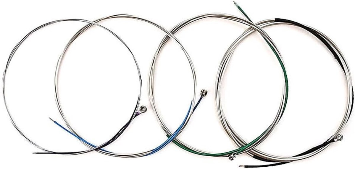 Complete Set Cello Snaren, 4 Stuks met Verchroomde Ball End voor 4/4 Cello - Hoogwaardige Snaren voor Muziekinstrumenten en Geluidverbetering