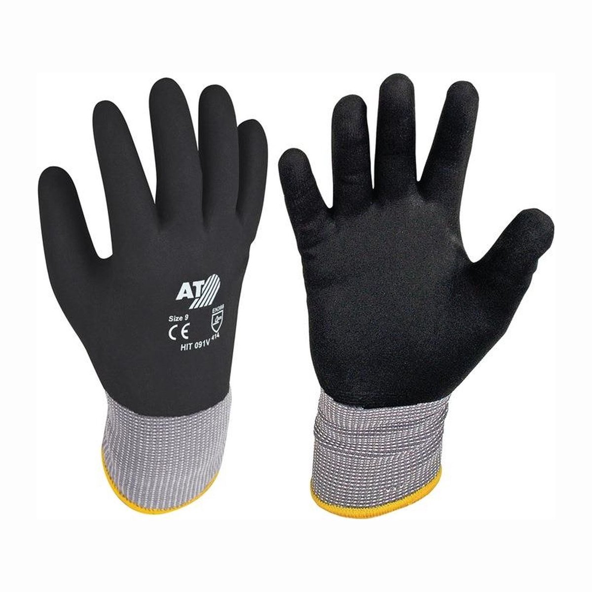 ASATEX Handschoenen Hit Flex V zwart Mt. 10 - HIT091V/10