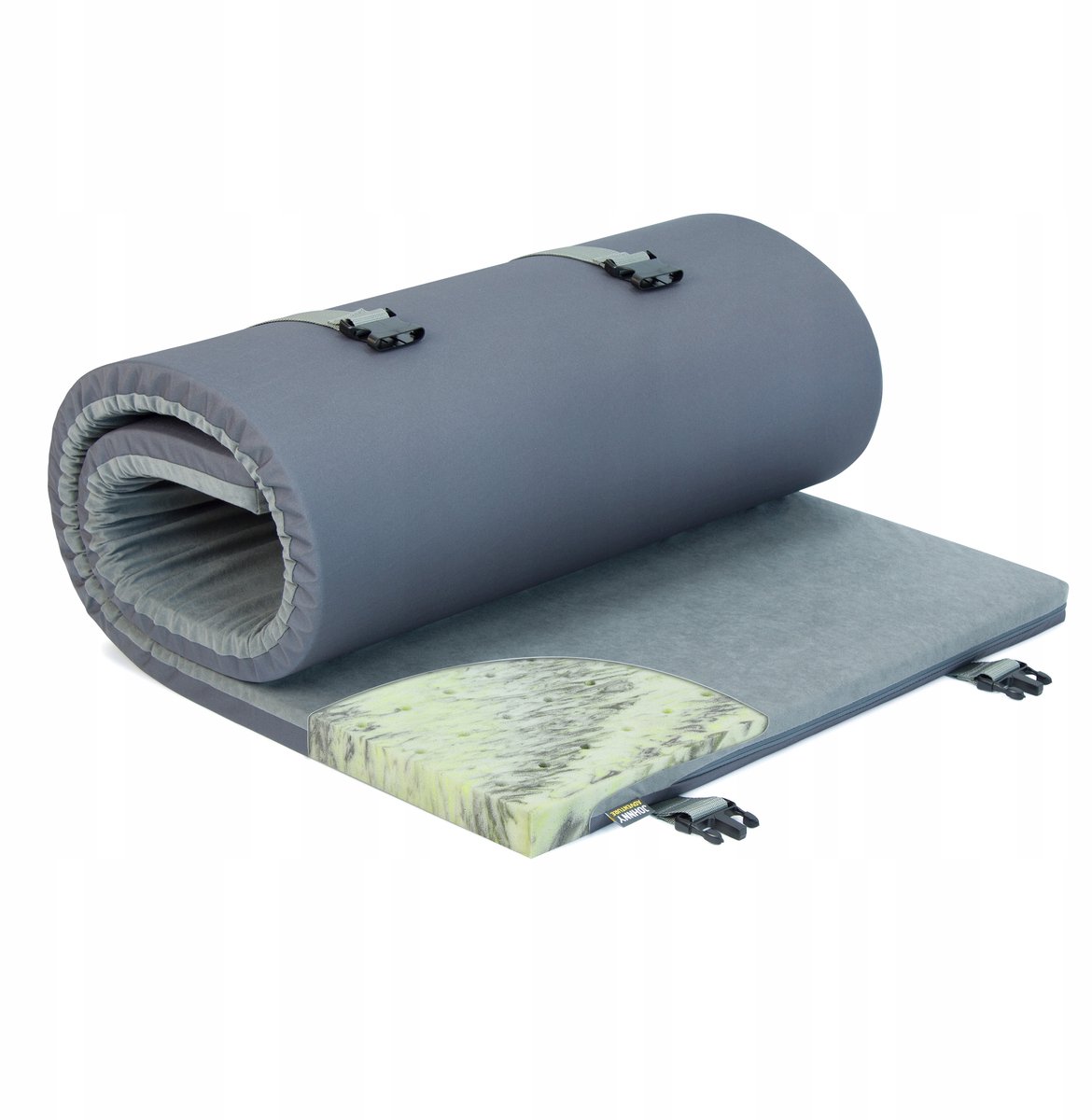 Johnny Adventure Reismatras 70x190x5 cm - Comfortabel en Rolbaar