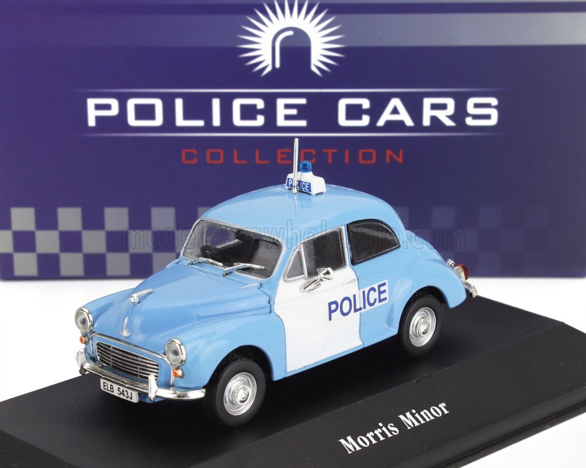 Modelauto Morris Minor Police - Schaal 1:43