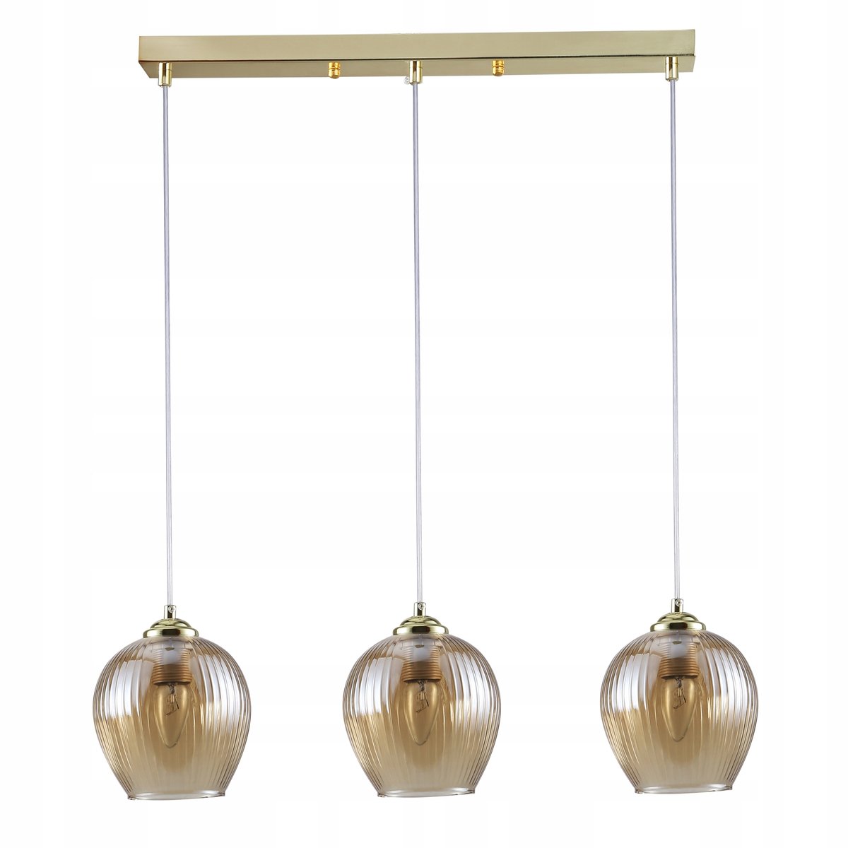 HANSEN Hanglamp Goud 3-lichts E27 Scandinavisch design 60cm