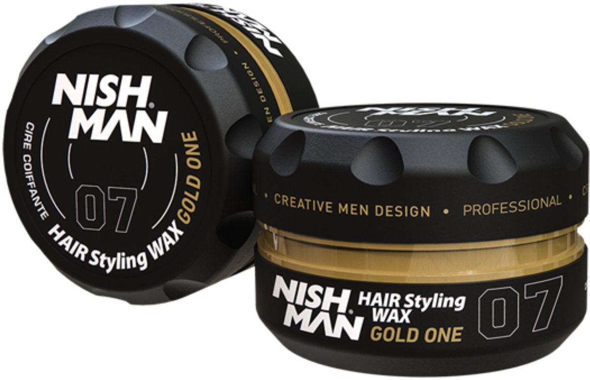 Nishman 07 Gold One Haarwax - 4 stuks - 150 ml