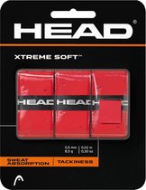 Head Xtreme Soft 3 Pack Tennis - Padel Overgrip rood