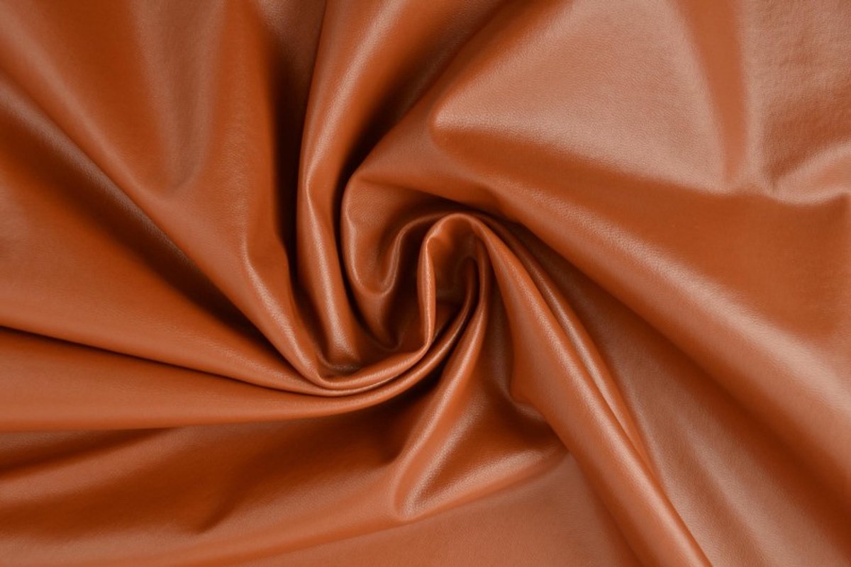 Kunstleer - 1 meter - Per meter - Cognac - 145cm breed