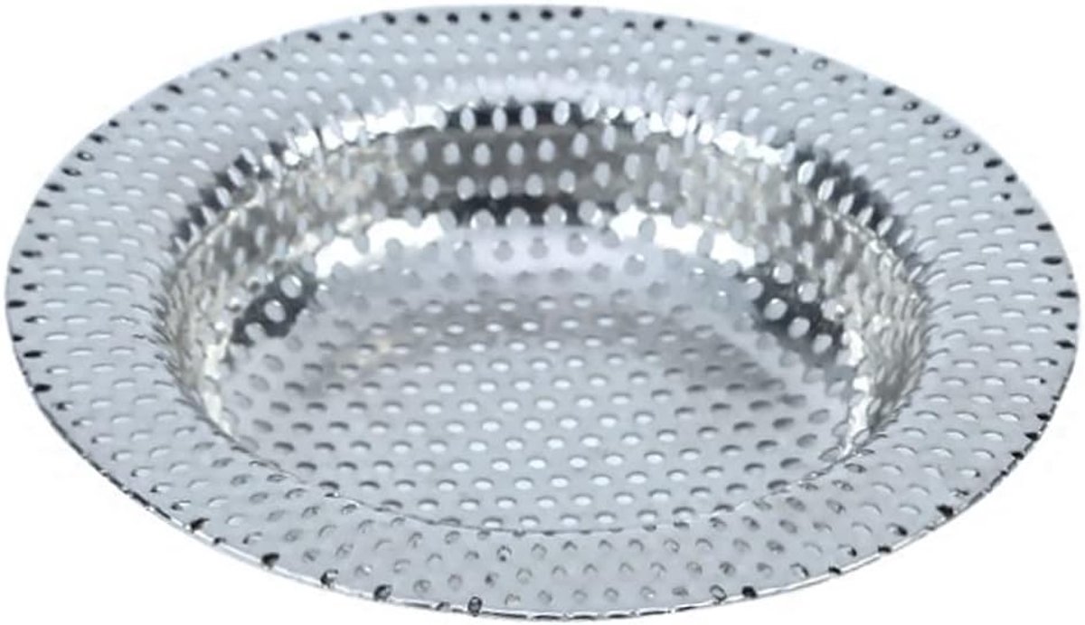 2 STKS Spoelzeef, RVS Keuken Standaard Dubbele Functie Mand Zeef Afvoerbeschermer Spoelbak Afval Stopper Buis Zeef, 11CM