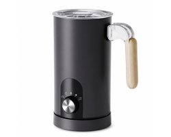 Bobypet - Elektrische Melkopschuimer 5-in-1 - Automatische Melkschuimer en Opwarmer met Afneembare Karaf - 30 dB Fluisterstil - Vaatwasserbestendig - 350 ml - Zwart