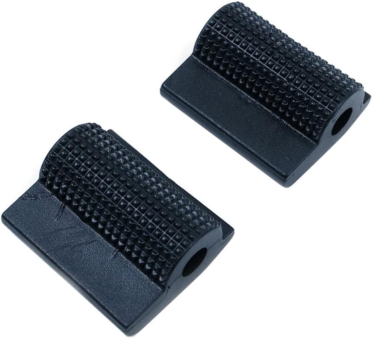 2 stuks zwart schakelpedalen afdekking schakelpad rubber slijtvast anti-slip ontwerp binnendiameter 8 mm motorfietsbeschermingsaccessoires