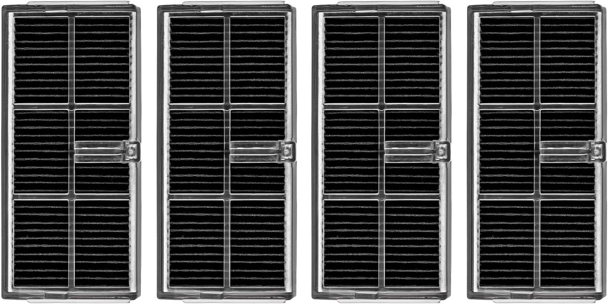 (Set van 4) X40 Ultra vervangende HEPA-filters voor Dreame L10s Ultra Gen 2 / L10S Pro Ultra Heat / X30 Ultra / L40 Ultra / Mova P10 Pro / P50 Pro / P50 Ultra robotstofzuigers – Accessoireset