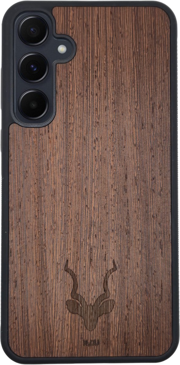 KuduStore ​Samsung Galaxy A56 telefoonhoesje - Houten hoesje - Wenge