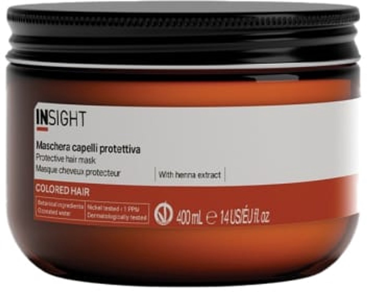 Insight Colored Hair Protective Mask 400 ml - Beschermende Haarmasker Voor Gekleurd Haar - 400 ml - Intensieve Hydratatie - Kleurbescherming - Zonder Sulfaten