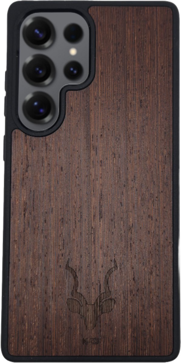 KuduStore Samsung Galaxy S26 Ultra telefoonhoesje - Houten hoesje - Wenge