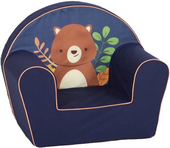 Kinderzetel - Kinderfauteuil Beer - Peuterstoel vanaf 1 jaar - Kinderbank - Kinderstoel - Kinderkamer - Gomoor — afbeelding 2