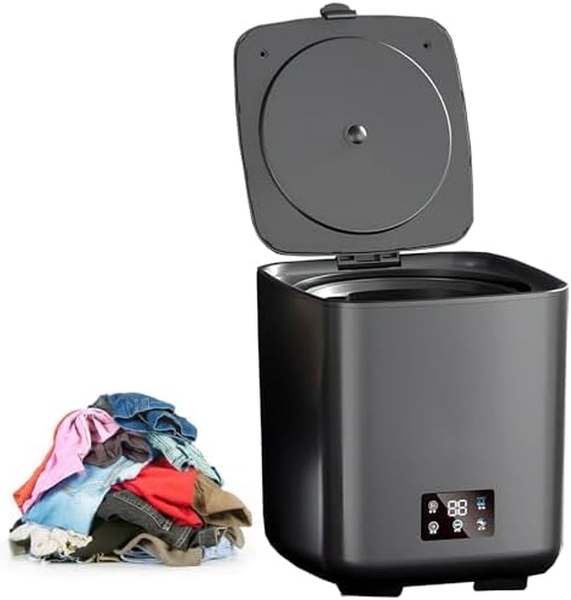Mini Wasmachine - Draagbare Wasmachine - Kleine Wasjes - 4-in-1 Functionaliteit - 10 Liter - Wit