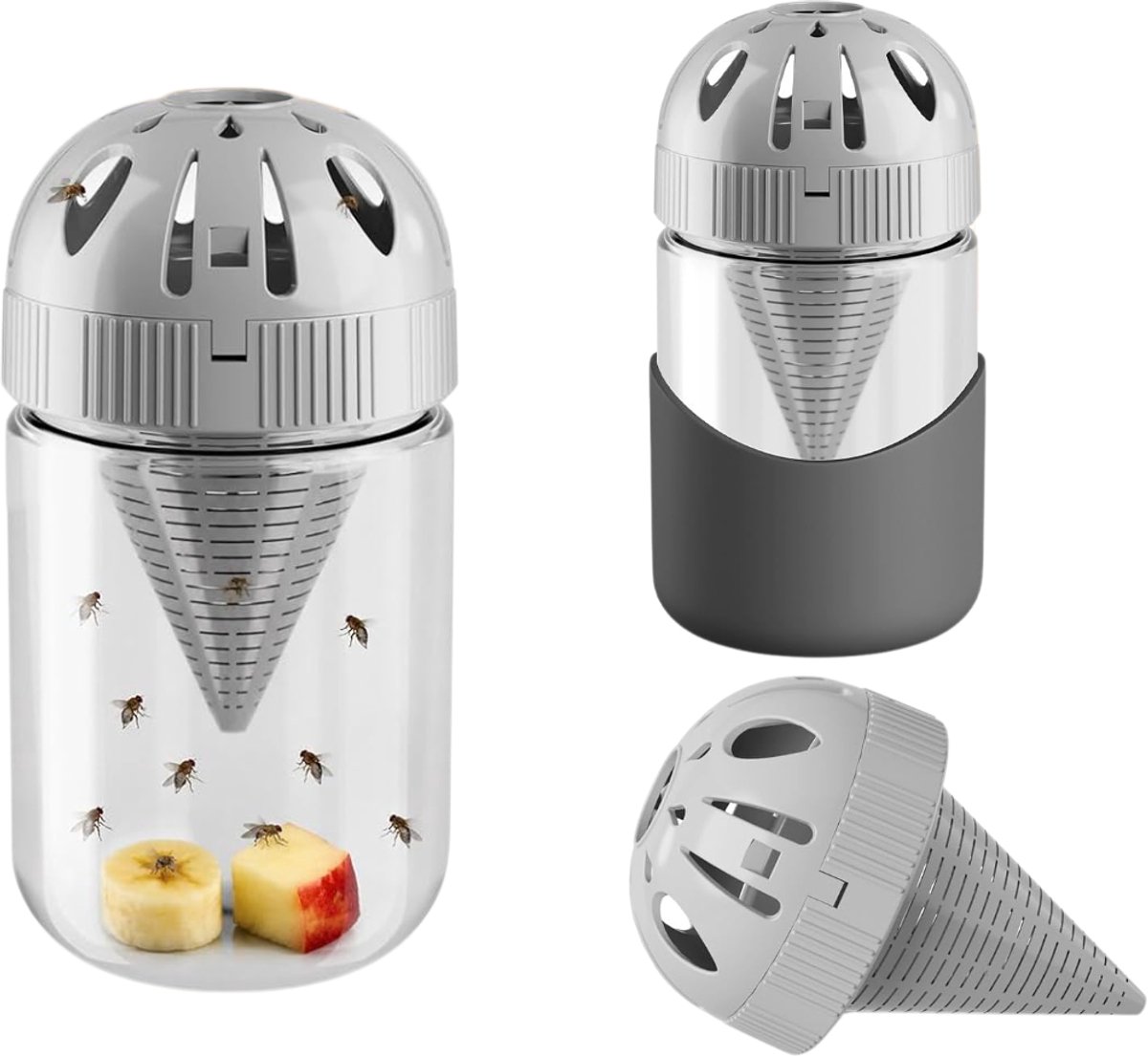 ApexArte® Fruitvliegjes Vanger - Rouwvliegjes Bestrijden - Vliegenval