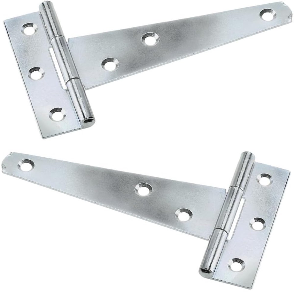 Scharnier 100 mm, glanzend verzinkt (verpakking à 2), wit, stuks