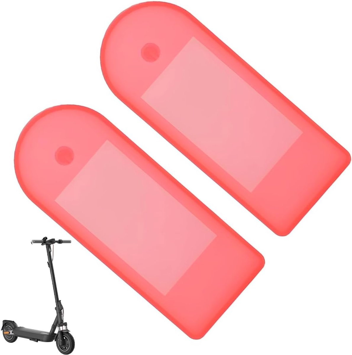 1 stuks siliconen beschermfolie voor Xiaomi E-scooter, krasbestendige en waterdichte bescherming, precies passend voor 4 Pro/5/5 Pro/5 Max, rood