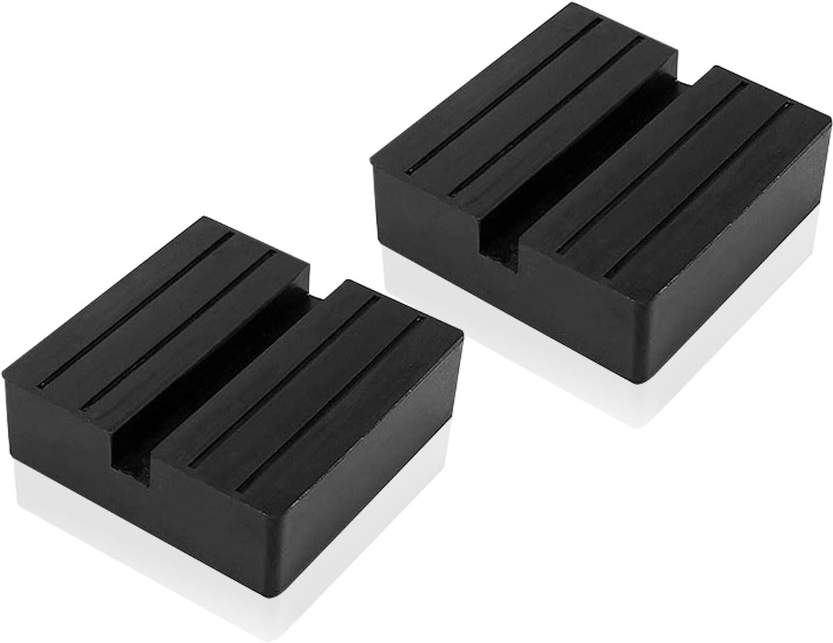 2 stuks Rubberen pads voor autokrik, 75 mm, universele rubberen pads voor krik, demping van auto-onderdelen