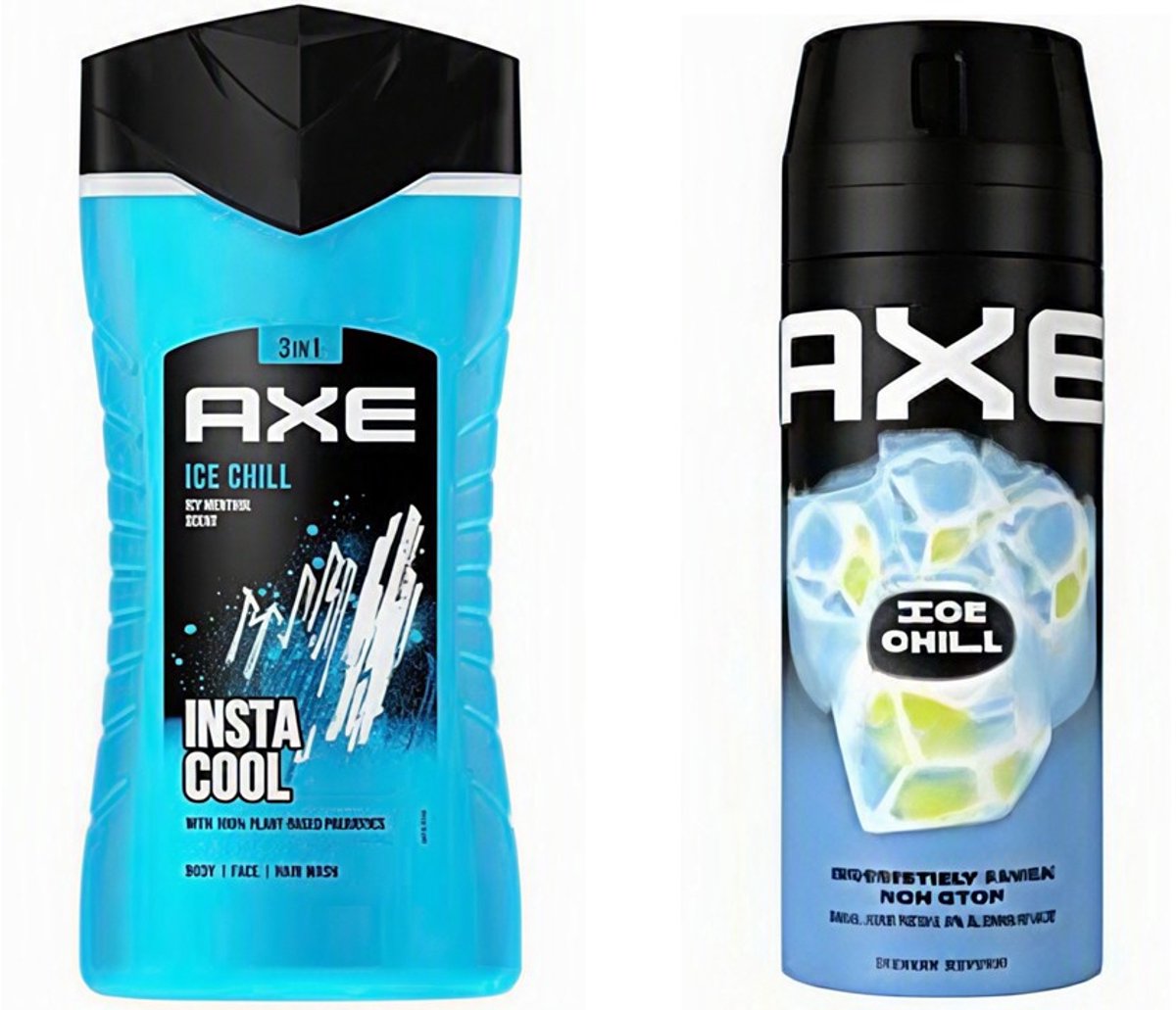 AXE Ice Chill - Pakket - Douchegel / Deo Spray