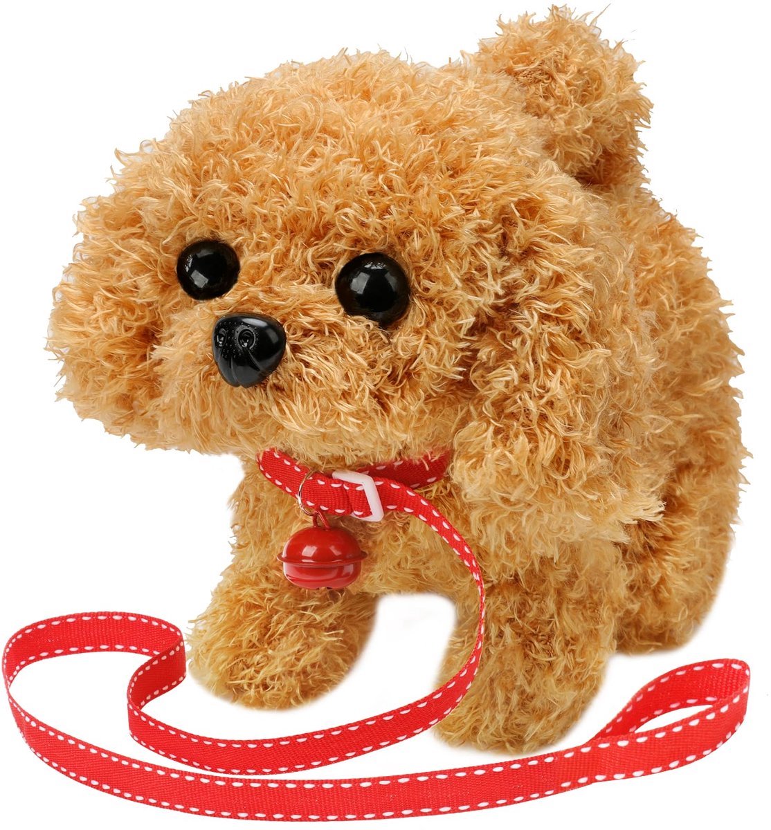 Casalora Knuffel Pluche - Knuffel Hond - Interactieve Knuffel - Gouden Retriever-hond en communiceer met Waggles - Teddy