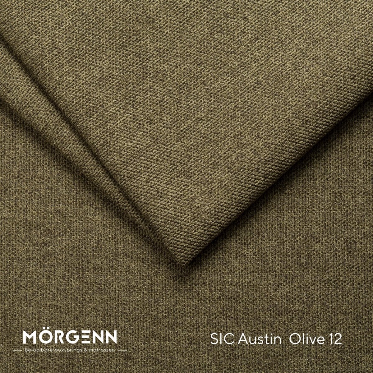Mörgenn SIC Austin Stofstaal - Meubelstof voor Boxspring en Bed - Olive 12