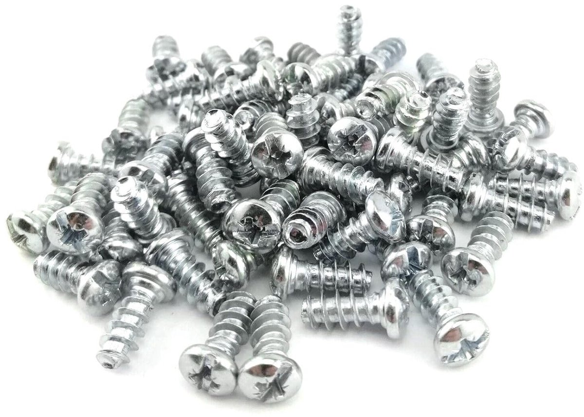 50 Meubelschroeven 6.3x13 Metrisch PZ Rond Zink 50 Stuks
