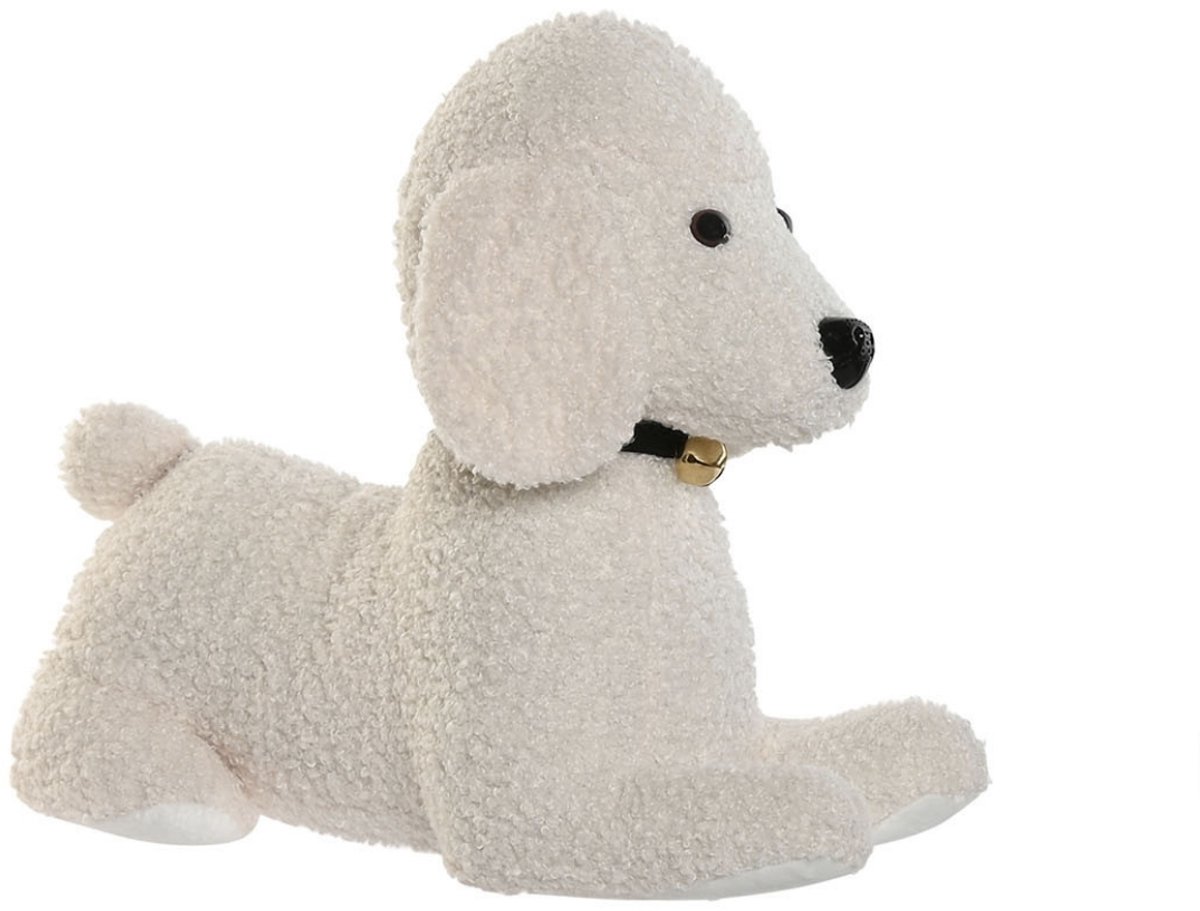 Witte poedel deurstopper - Item Int.