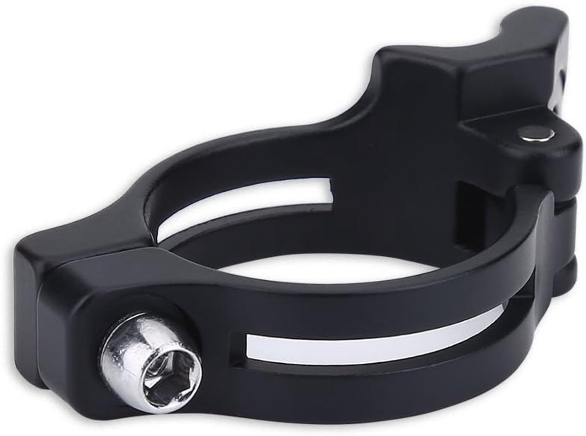 Derailleurklem, fiets front derailleur klem adapter clip fietsen aluminiumlegering accessoires